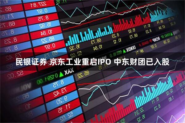 民银证券 京东工业重启IPO 中东财团已入股