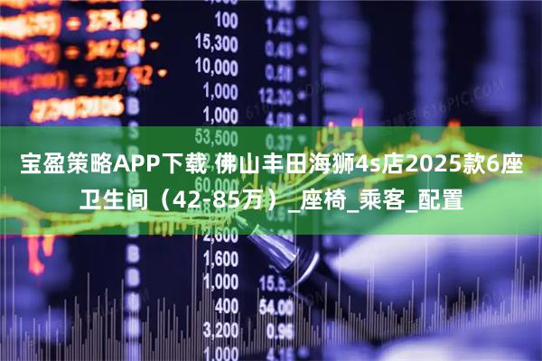 宝盈策略APP下载 佛山丰田海狮4s店2025款6座卫生间（42-85万）_座椅_乘客_配置