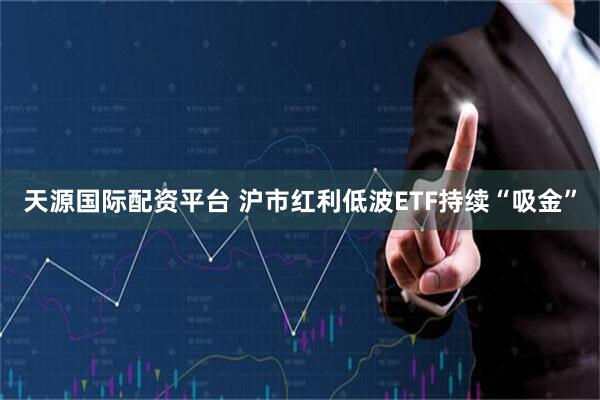 天源国际配资平台 沪市红利低波ETF持续“吸金”